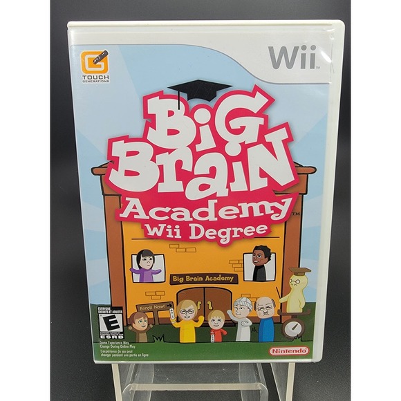 Big Brain Academy: Wii Degree (Nintendo Wii) GAME COMPLETE w/MANUAL FUN!!! - Picture 1 of 6